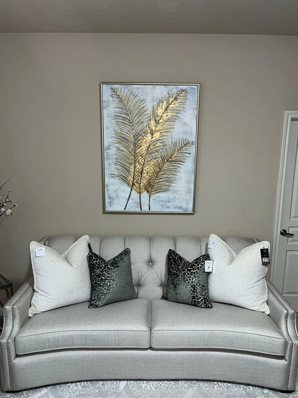 2-NWT CASA DECOR CUT VELVET LEOPARD DESIGN DECORATIVE PILLOWS